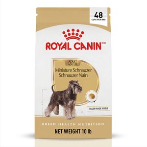 Royal Canin Breed Health Nutrition Miniature Schnauzer Adult Dry Dog Food, 10-lb bag