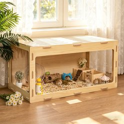 Coziwow Acrylic Window Hamster Cage & Gerbil Habitat, 31.5-in