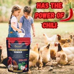 Crown Pet Supplies All Natural Plant Based Dewormer Powder Chicken Supplement, 7.055-oz bag slide 2 of 7