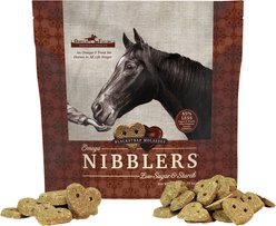 Omega Fields Omega Nibblers Low Sugar & Starch Molasses Horse Supplement, 3.5-lb bag