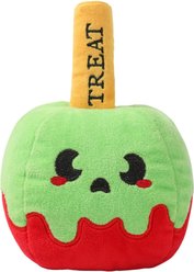 HugSmart Halloween Candy Apple Plush Squeaky Dog Toy, Small/Medium