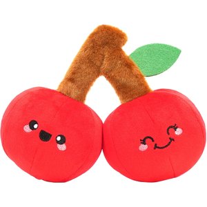 HUGSMART Cherry Plush Squeaky Dog Toy, Small/Medium - Chewy.com