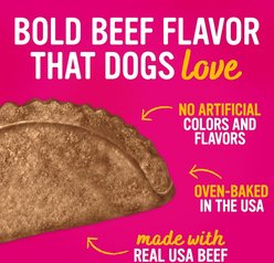 Blue Dog Bakery Softies Beef Taco Dog Treat, 10-oz bag slide 2 of 9
