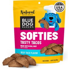 Blue Dog Bakery Softies Beef Taco Dog Treat, 10-oz bag