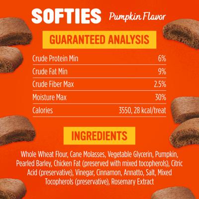 Show full view: Blue Dog Bakery Softies Pumpkin Flavor Dog Treats, 10-oz bag slide 7 of 11