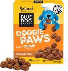 Blue Dog Bakery Doggie Paws Peanut Butter Dog Treats, 16.2-oz box
