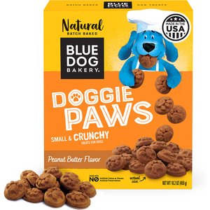 Blue Dog Bakery Doggie Paws Peanut Butter Dog Treats, 16.2-oz box