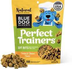 Blue Dog Bakery Perfect Trainers Chicken & Cheese Dog Treats, 6-oz bag