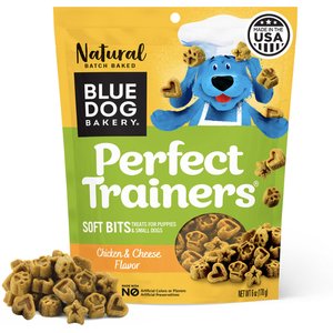 Blue Dog Bakery Perfect Trainers Chicken & Cheese Dog Treats, 6-oz bag