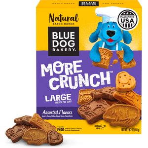 Blue Dog Bakery More Crunch Assorted Flavors Dog Treats, 18-oz box