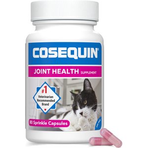 Nutramax Cosequin Hip & Joint with Glucosamine & Chondroitin Capsules Joint Supplement for Cats, 80 count