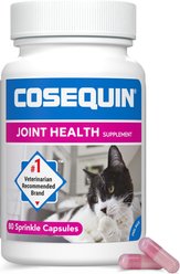 Nutramax Cosequin Hip & Joint with Glucosamine & Chondroitin Capsules Joint Supplement for Cats, 80 coun...