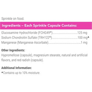 Nutramax Cosequin Hip & Joint with Glucosamine & Chondroitin Capsules Joint Supplement for Cats, 80 count