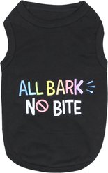 Parisian Pet All Bark No Bite Dog Shirt, XXX-Large