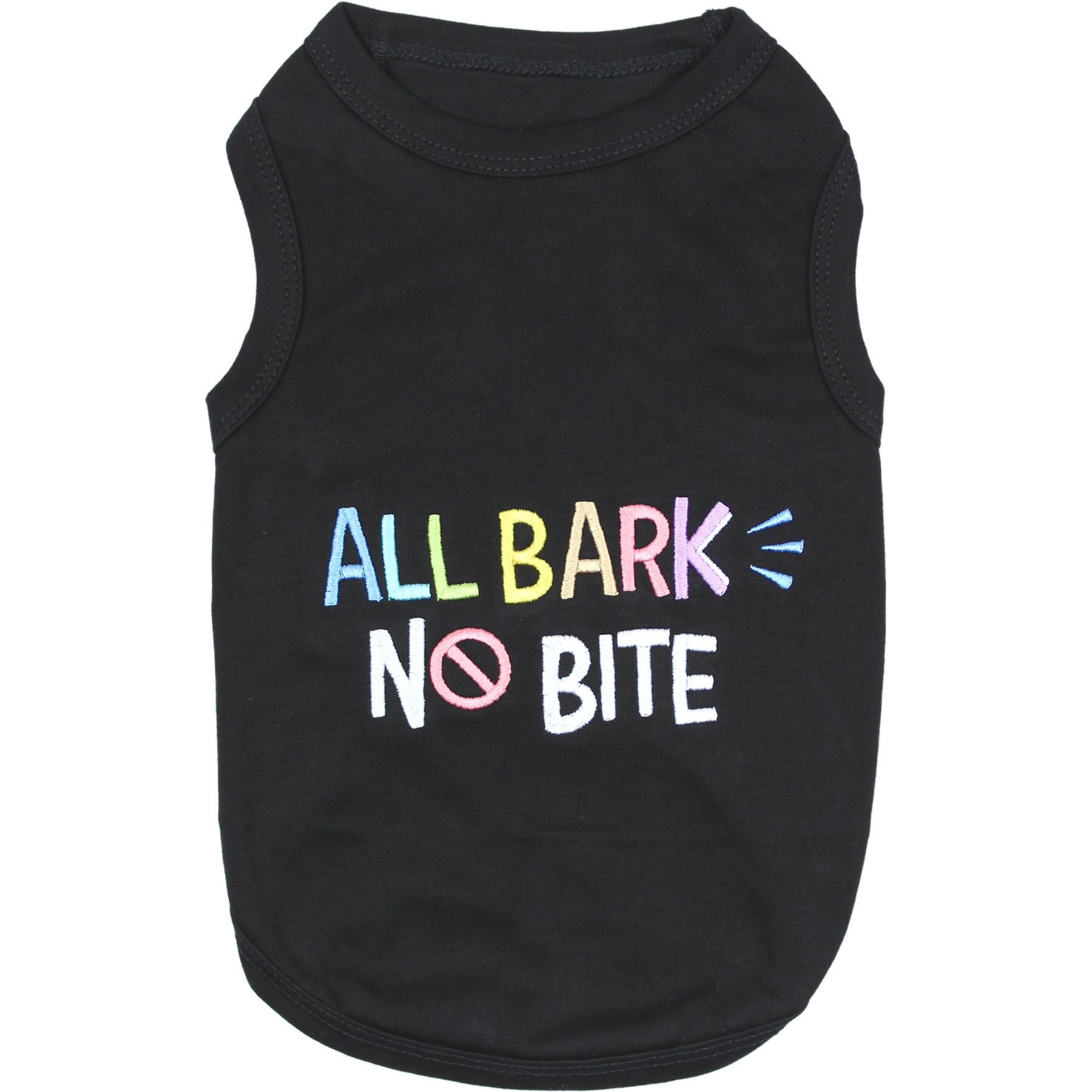 Parisian Pet All Bark No Bite Dog Shirt, XXX-Large