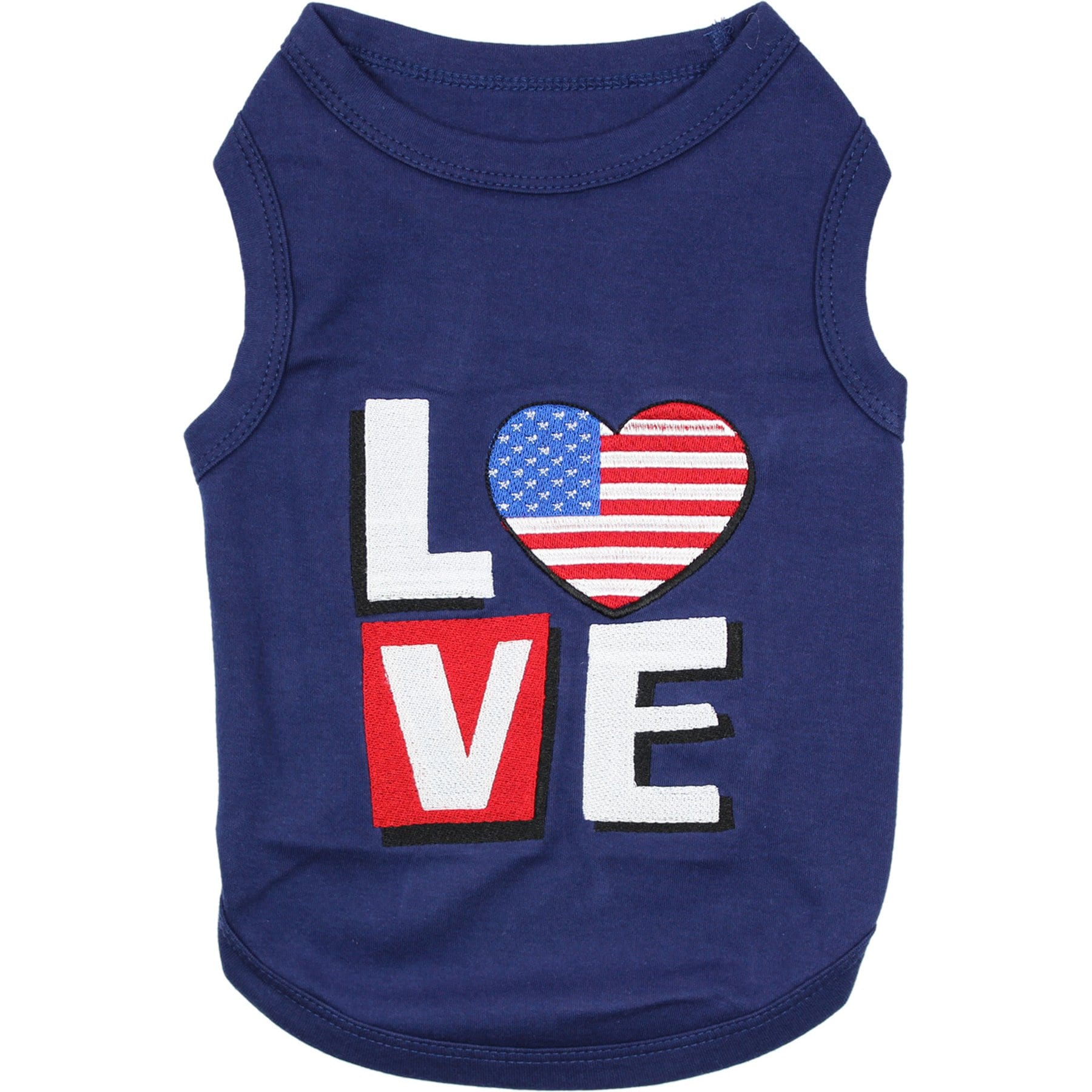 Parisian Pet Love USA Dog Shirt, X-Small