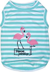 Parisian Pet Flamingos Dog Shirt, XX-Large