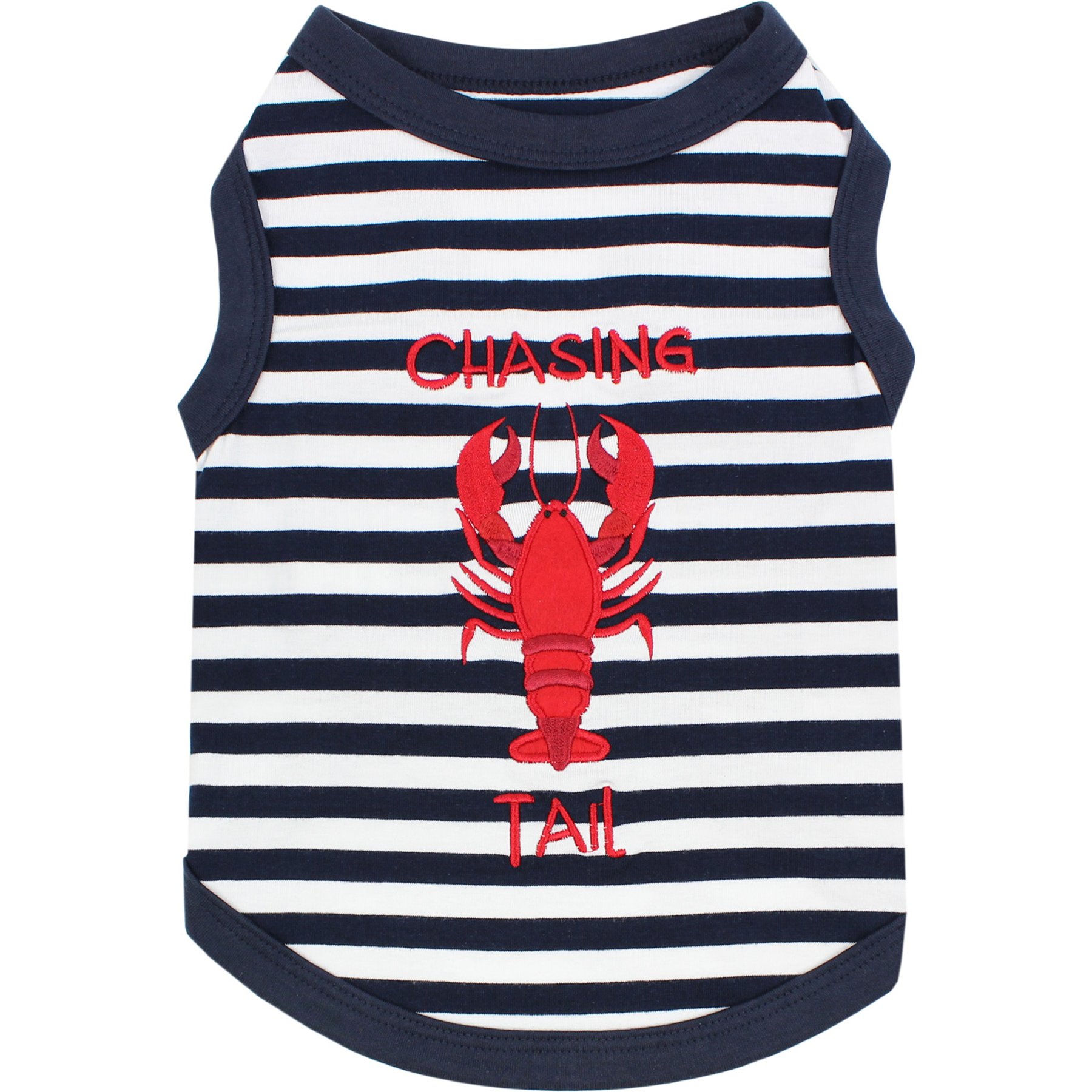 Parisian Pet Lobster Chasing Tail Dog Shirt, Medium