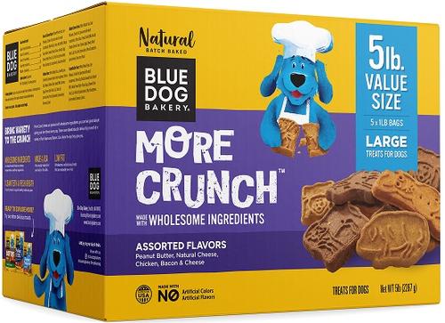 Blue Dog Bakery More Crunch Assorted Flavors Dog Treats, 5-lb box
By Blue Dog Bakery
Rated 4.7 out of 5 stars
4.7
2968 Ratings
13 Answered Questions