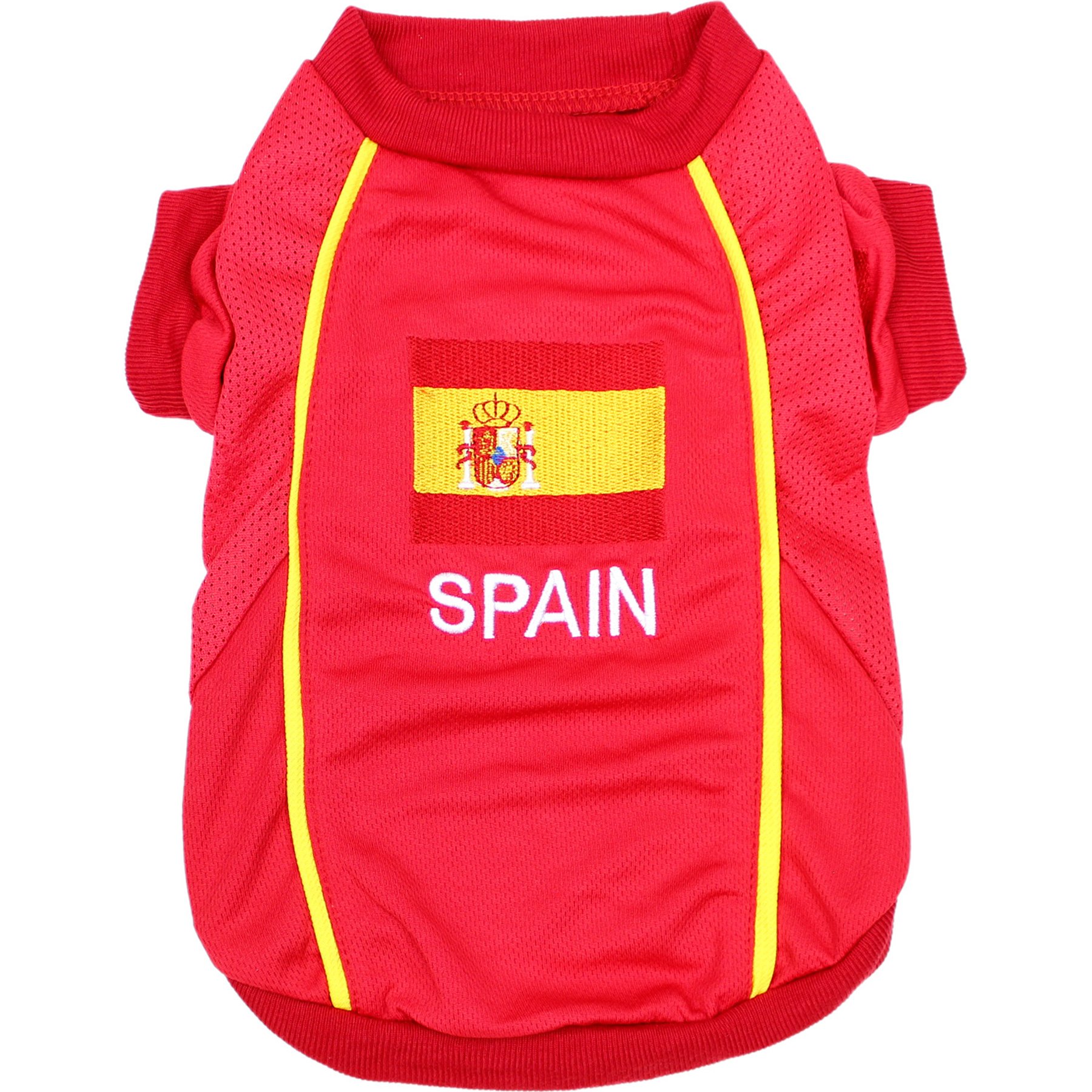 Parisian Pet Team Spain Dog Jersey, XXX-Large