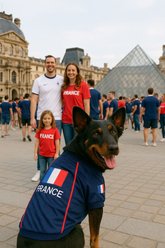 Parisian Pet Team France Dog Jersey, Large slide 2 of 4