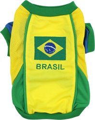 Parisian Pet Team Brazil Dog Jersey, Large