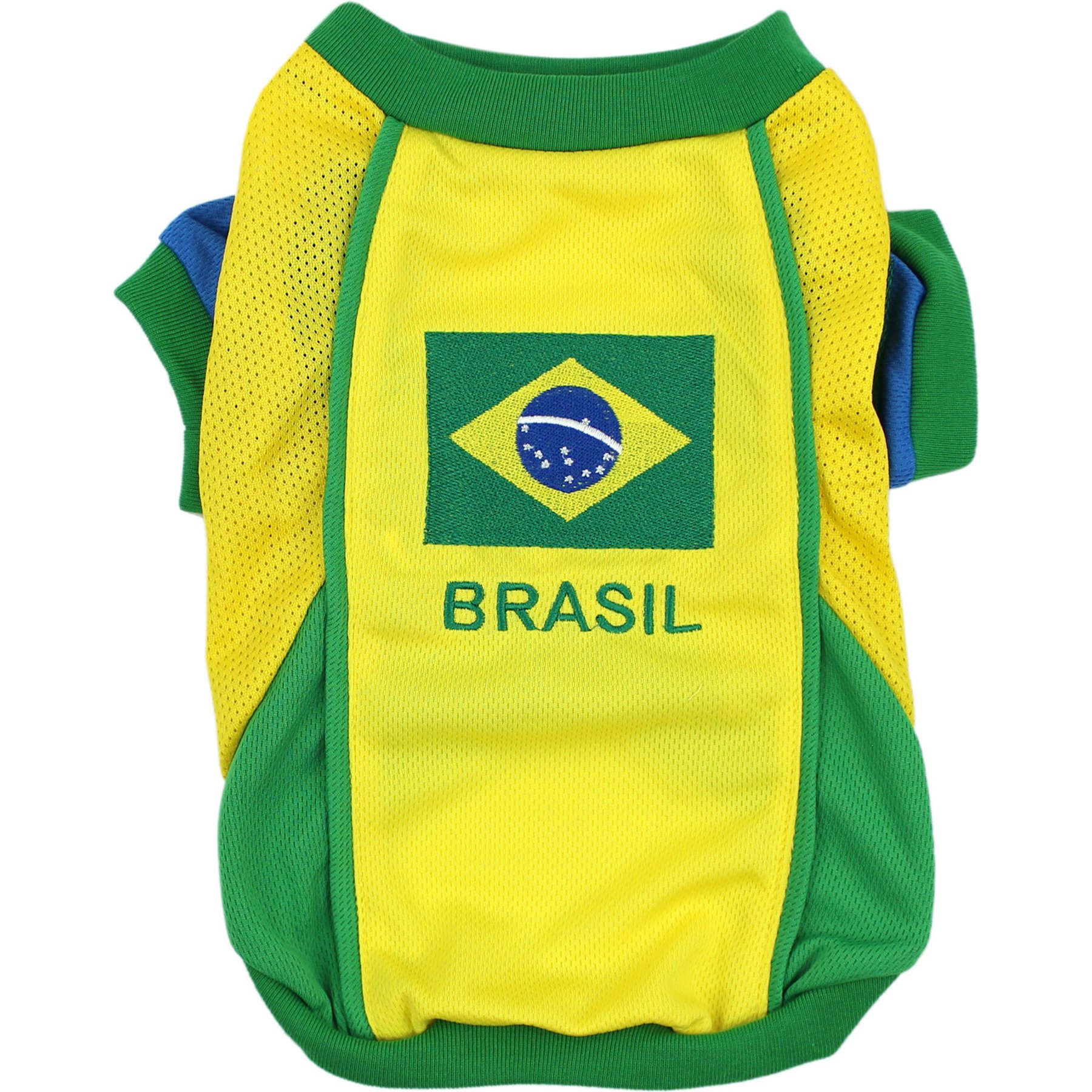 Parisian Pet Team Brazil Dog Jersey, XXXXX-Large