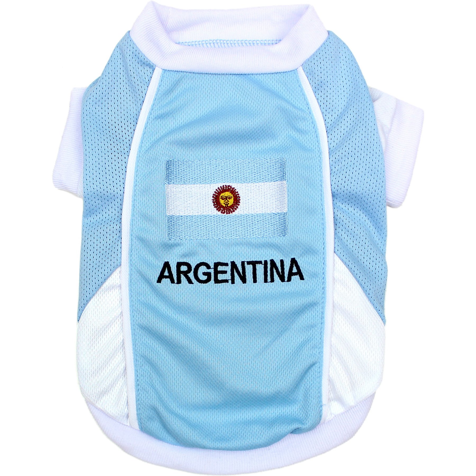 Parisian Pet Team Argentina Dog Jersey, Large
