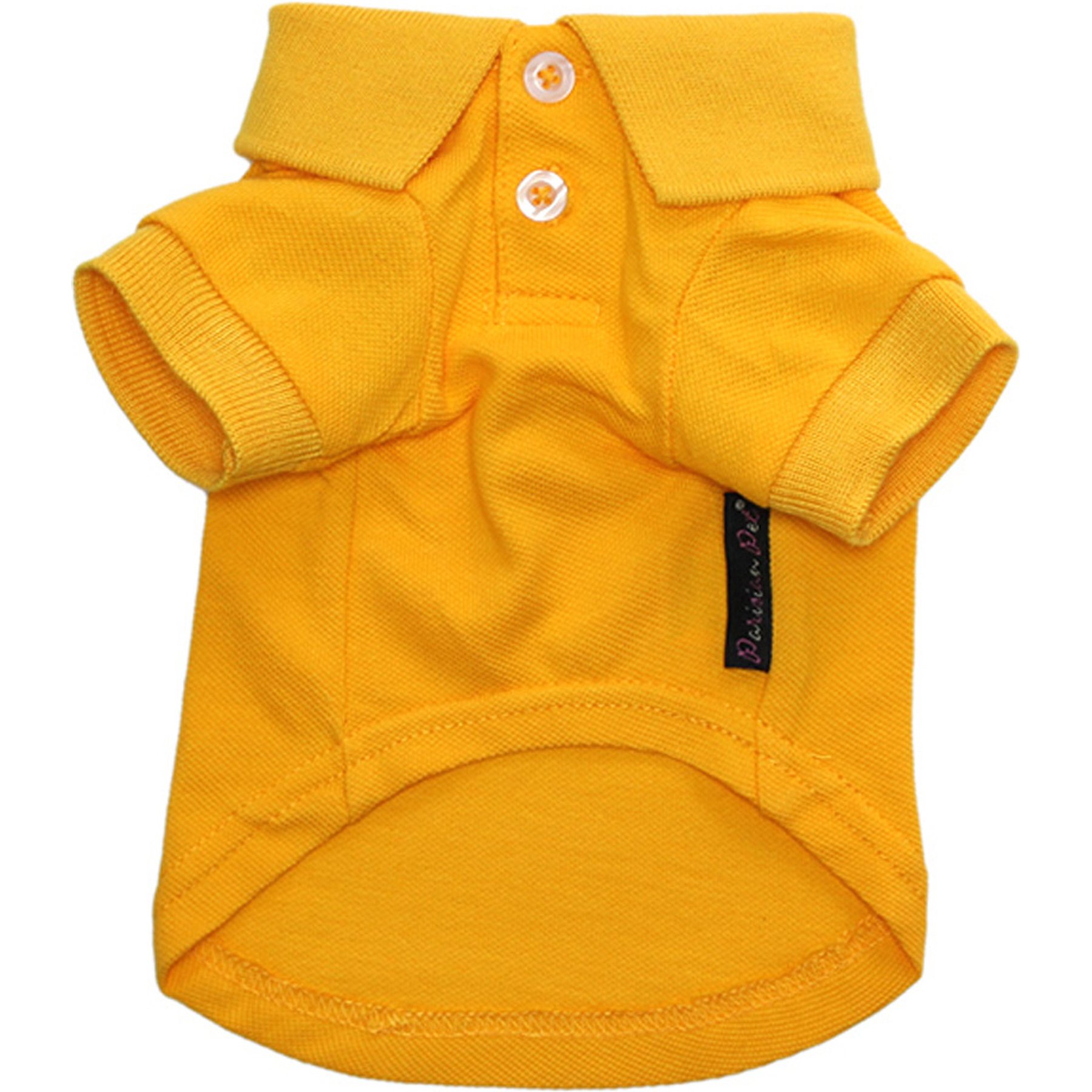 Parisian Pet Sunny Classic Polo Style Dog Shirt, Yellow, XXX-Large