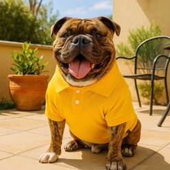 Parisian Pet Sunny Classic Polo Style Dog Shirt, Yellow, XXXXX-Large slide 2 of 4