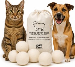 Fido Fave Reusable Dryer Balls for Dog Hair Removal, 6 count