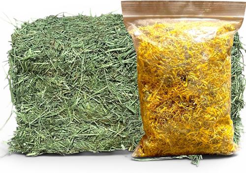 Show full view: Sweet Meadow Farm Tortoise Hay with Marigold Tortoise Food, 20-lb slide 2 of 4