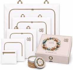 Orchid Valley Pet Serenity Candle Set, White, X-Small slide 1 of 6