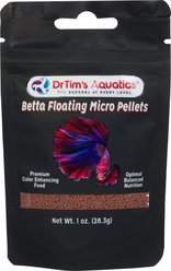 Dr. Tim's Aquatics Betta Feed Fish Food, 1.75-oz pouch