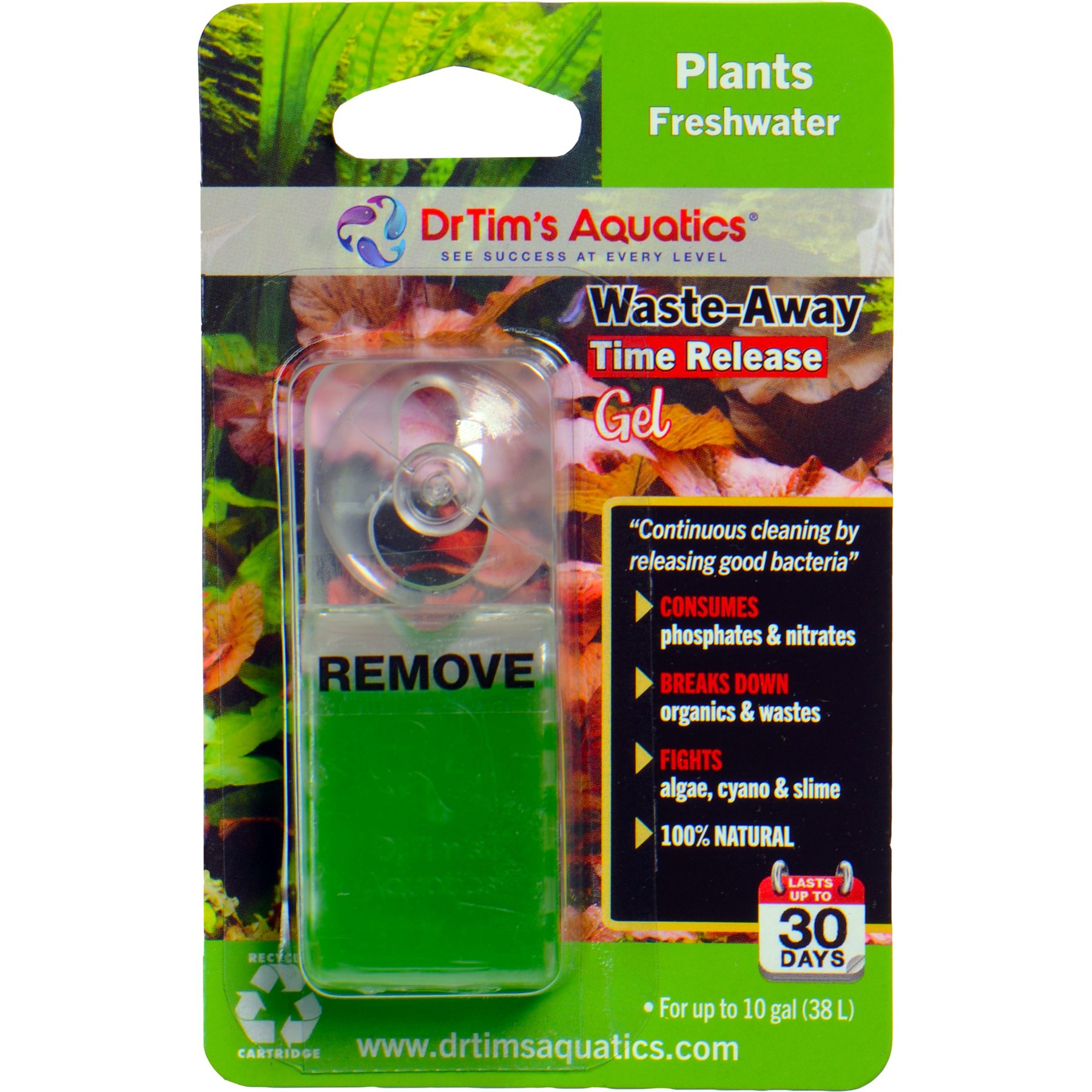 DrTim's Aquatics Waste-Away Gel Plant Water Conditioner, Small, 1 count