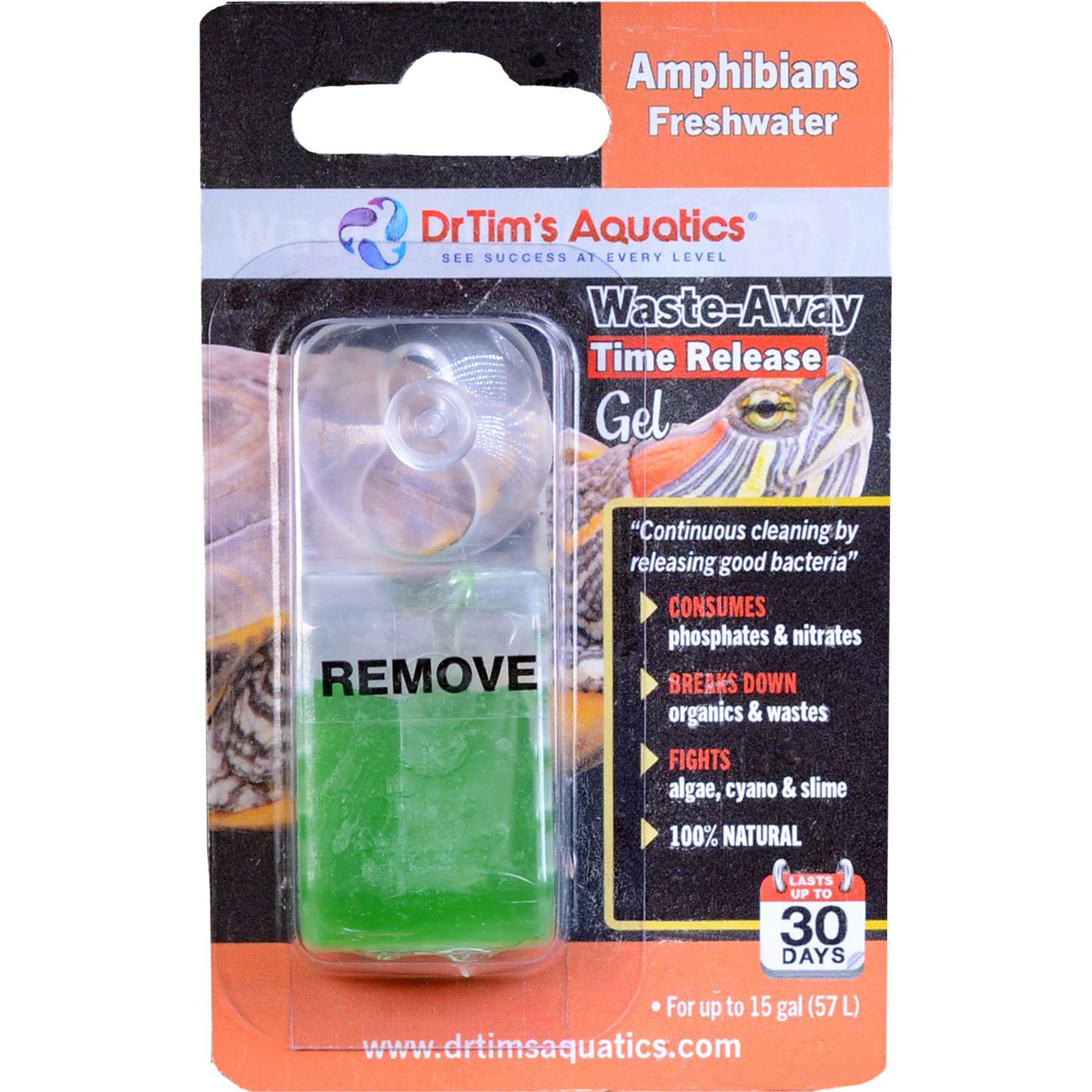 DrTim's Aquatics Waste-Away Gel Turtle Water Conditioner, Small, 1 count