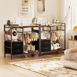Saudism Freestanding Dog Closet with Drawers & 4 Hooks, 31.5-in slide 2 of 9