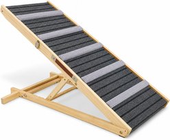 Yafylly 6-Height Adjustable Foldable Dog Ramp, Black slide 2 of 8