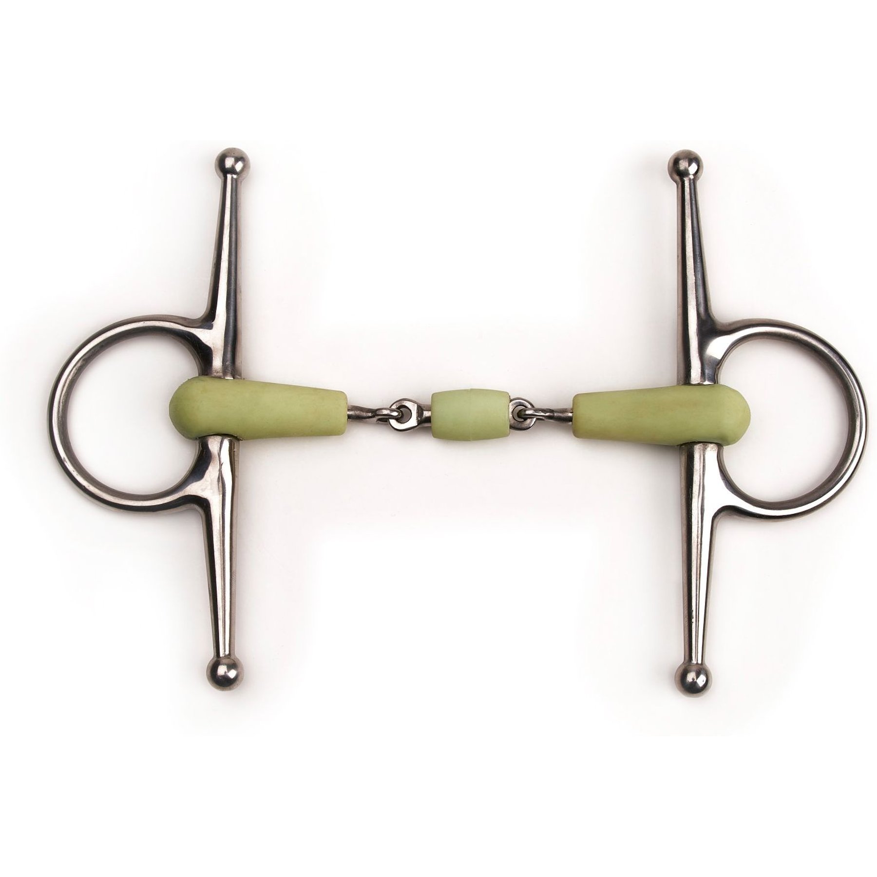 Shires Equestrian Products Equikind Full Cheek with Peanut Stainless Steel Horse Bit, 5-in