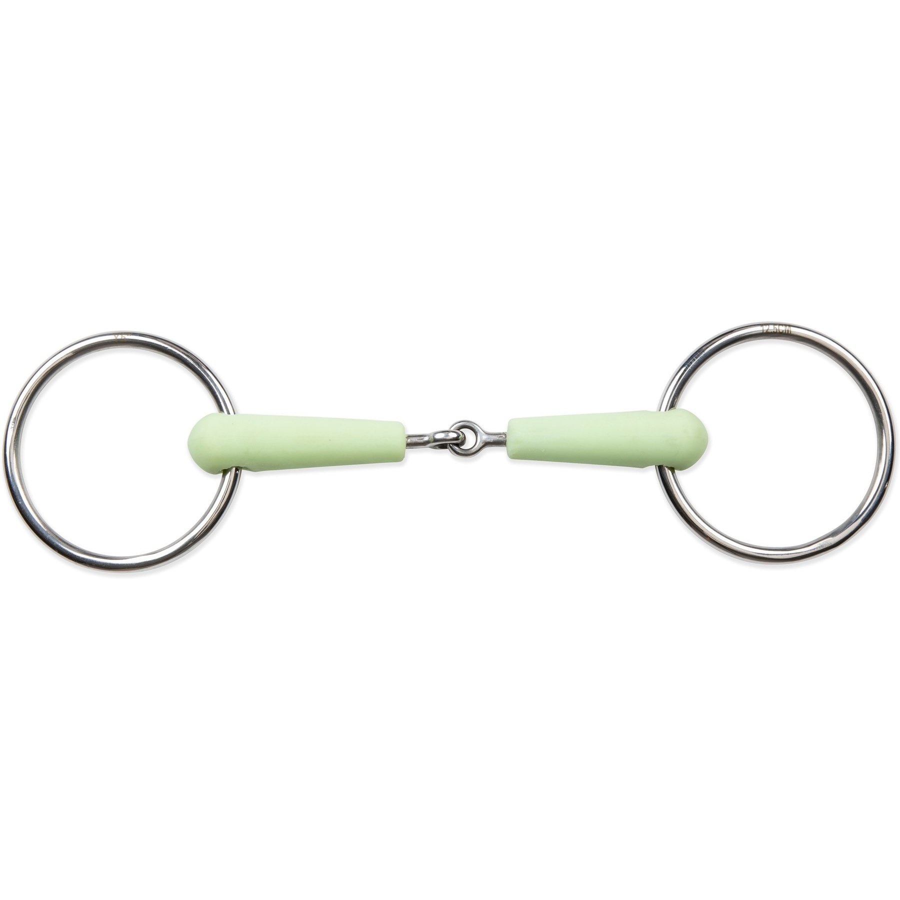 Shires Equestrian Products Equikind Loose Ring Jointed Mouth Stainless Steel Horse Bit, 6-in