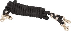 Shires Equestrian Products ARMA Rope Draw Horse Reins, Black