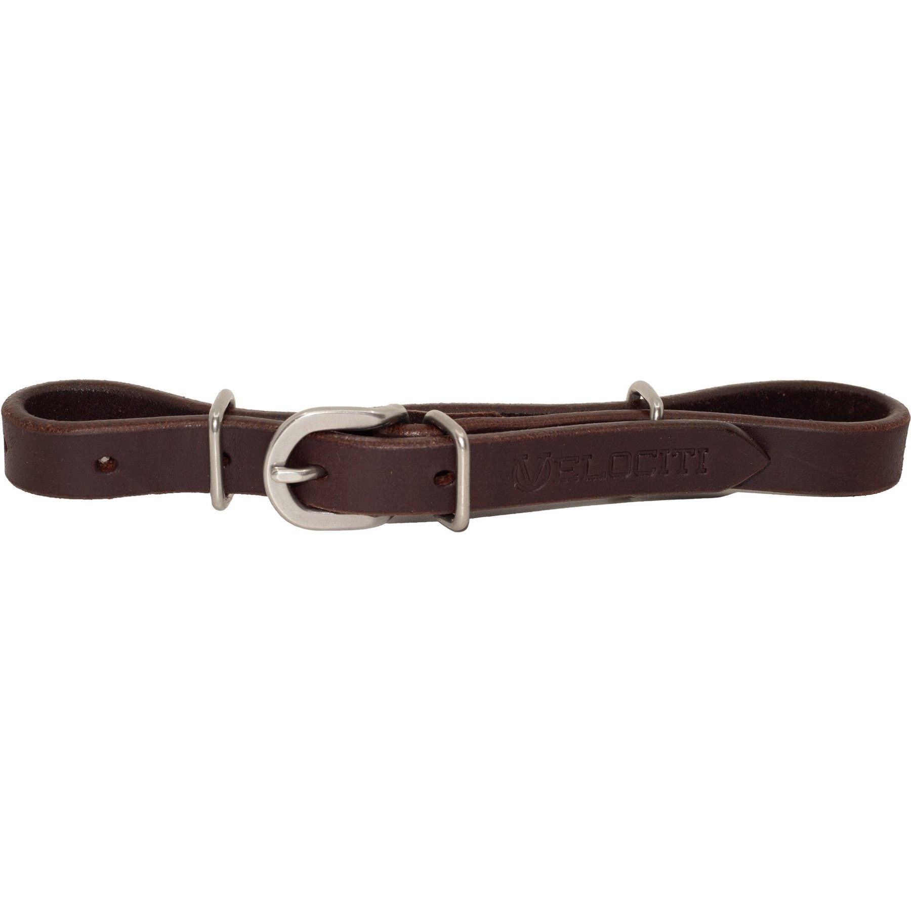 Shires Equestrian Products Velociti Leather Curb Horse Bridle, Dark Oil