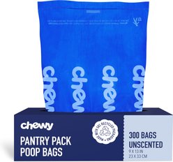 Chewy Made Pantry Pack Dog Poop Bag (FORMERLY FRISCO), Unscented, 300 count