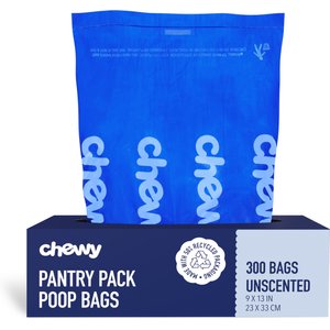 Chewy Made Pantry Pack Dog Poop Bag (FORMERLY FRISCO), Unscented, 300 count