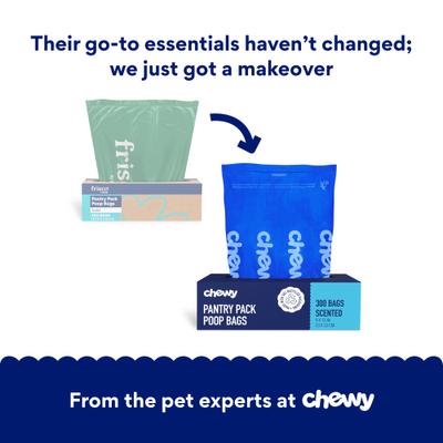 Show full view: Chewy Made Pantry Pack Dog Poop Bag (FORMERLY FRISCO), Scented, 300 count slide 2 of 8