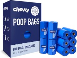 Chewy Made Refill Dog Poop Bags (FORMERLY FRISCO), Unscented, 900 count slide 1 of 9