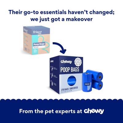 Show full view: Chewy Made Refill Dog Poop Bags (FORMERLY FRISCO), Unscented, 270 count slide 2 of 9