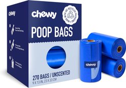 Chewy Made Refill Dog Poop Bags (FORMERLY FRISCO), Unscented, 270 count