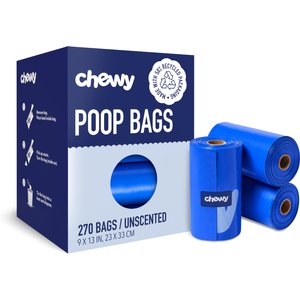 Chewy Made Refill Dog Poop Bags (FORMERLY FRISCO), Unscented, 270 count