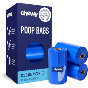 Chewy Made Refill Dog Poop Bags (FORMERLY FRISCO), Scented, 120 count